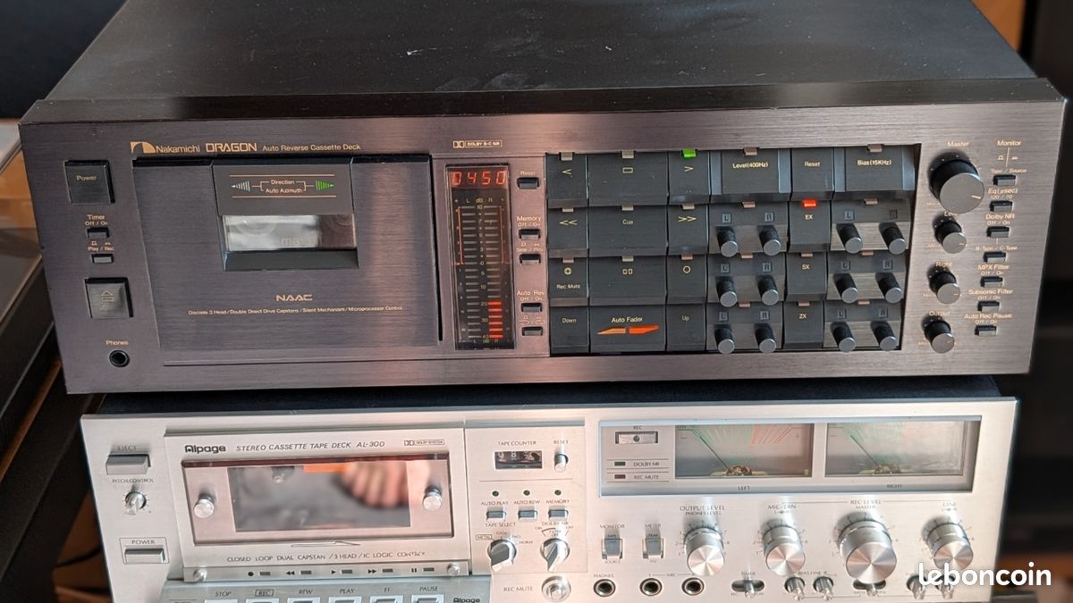 Magnétophone à Cassette Onkyo TA-2044 - 3 Moteurs, 2 Têtes - Très Bon état