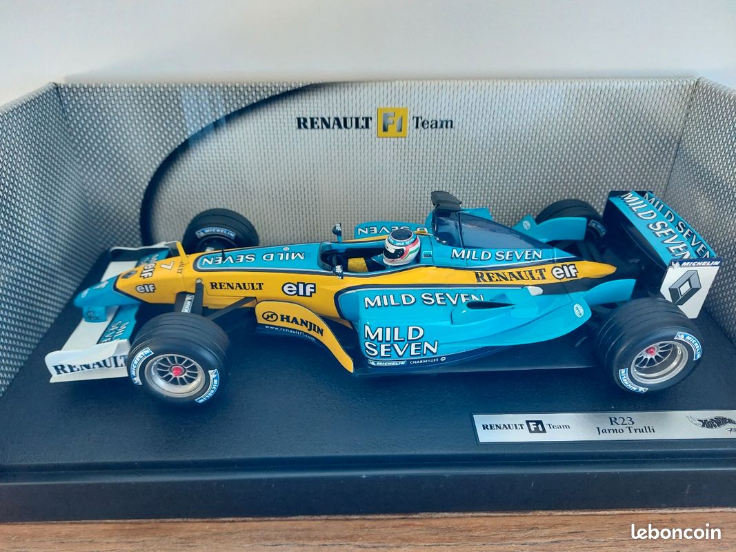 F1 renault r23 jarno trulli mild seven de 2003 au 1/18 scale