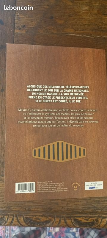 Maxime chattam - prime time - grand livre editions albin michel (image 3)