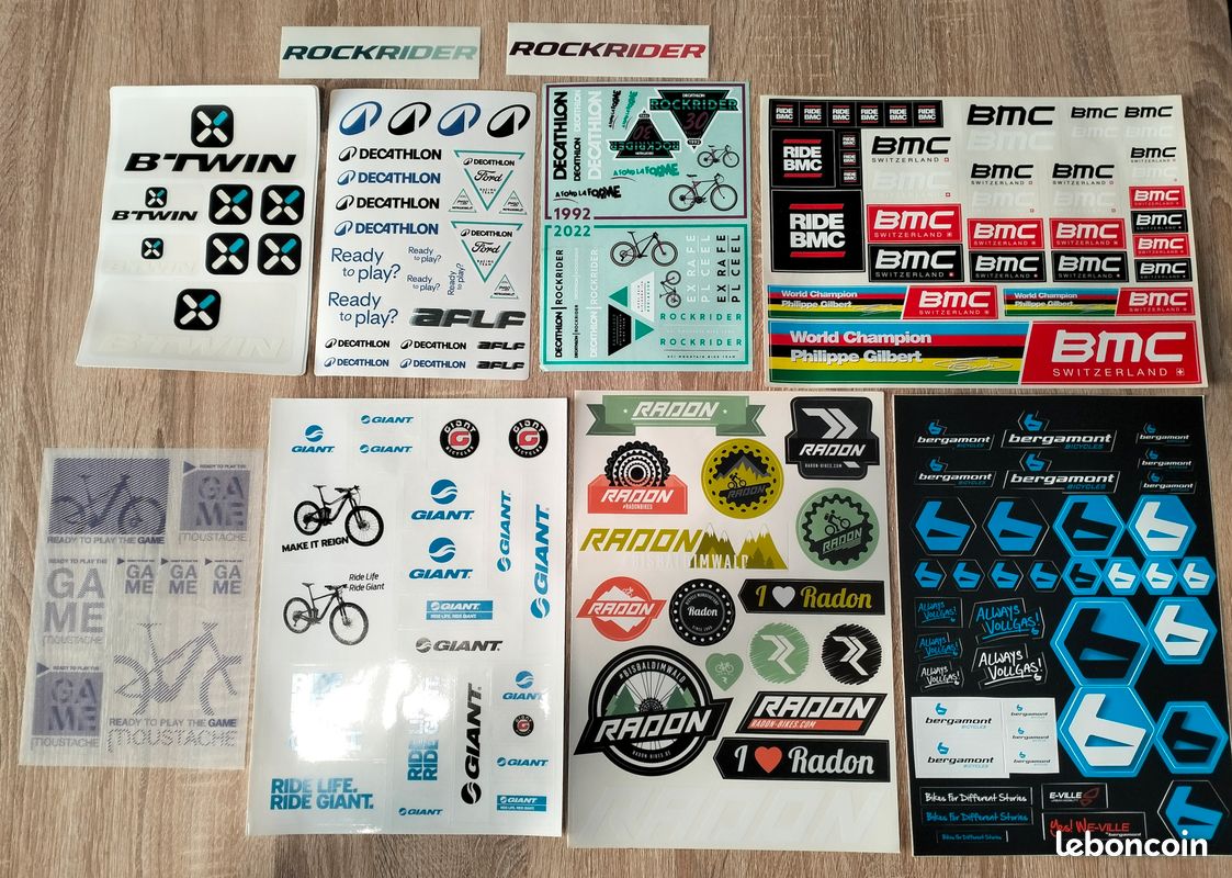 Btwin Decathlon Autocollant Velo Autocollants/Stickers équipement