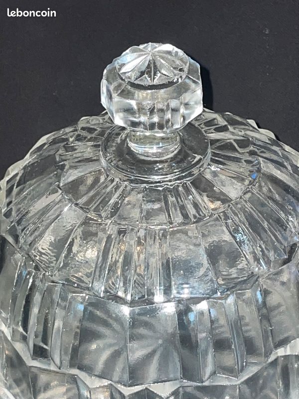 Cloche à Fromage Ancienne En Verre épais - Meisenthal - Vintage