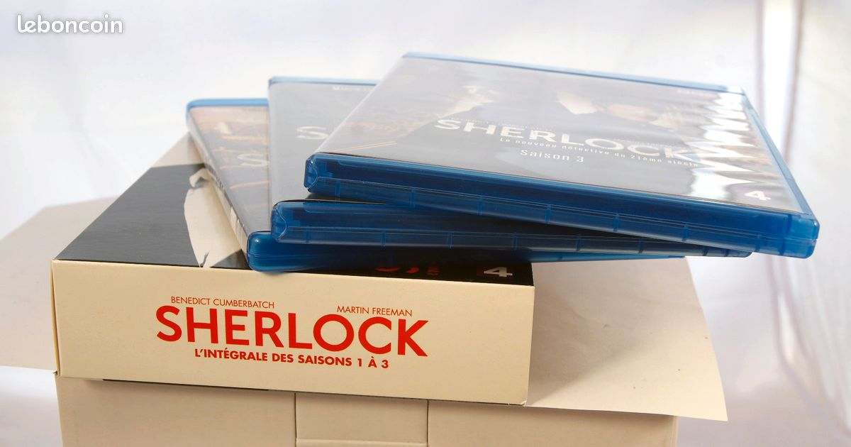 Coffret Bluray intégrale PUBLICITÉ Sherlock - Intégrale des saisode la série Sherlock saison 1 à 3 (image 3)
