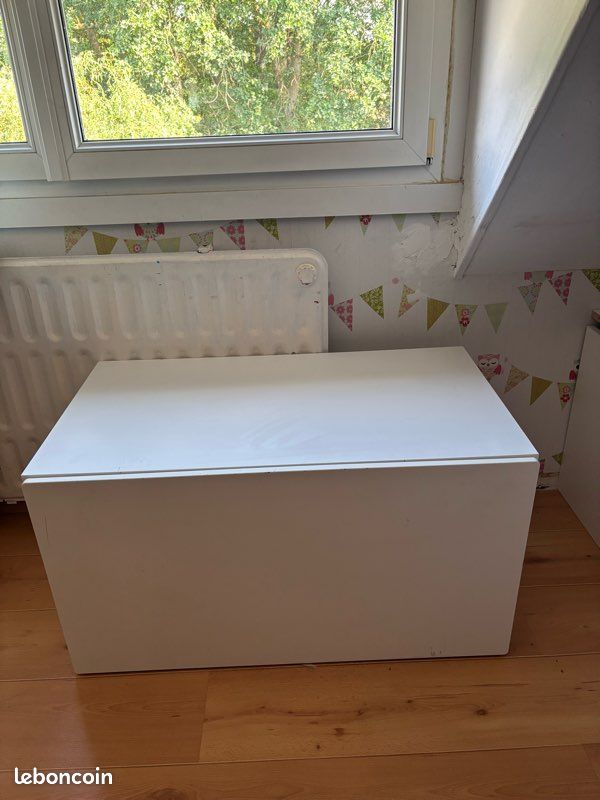 Banc de rangement IKEA SMÅSTAD blanc (image 1)