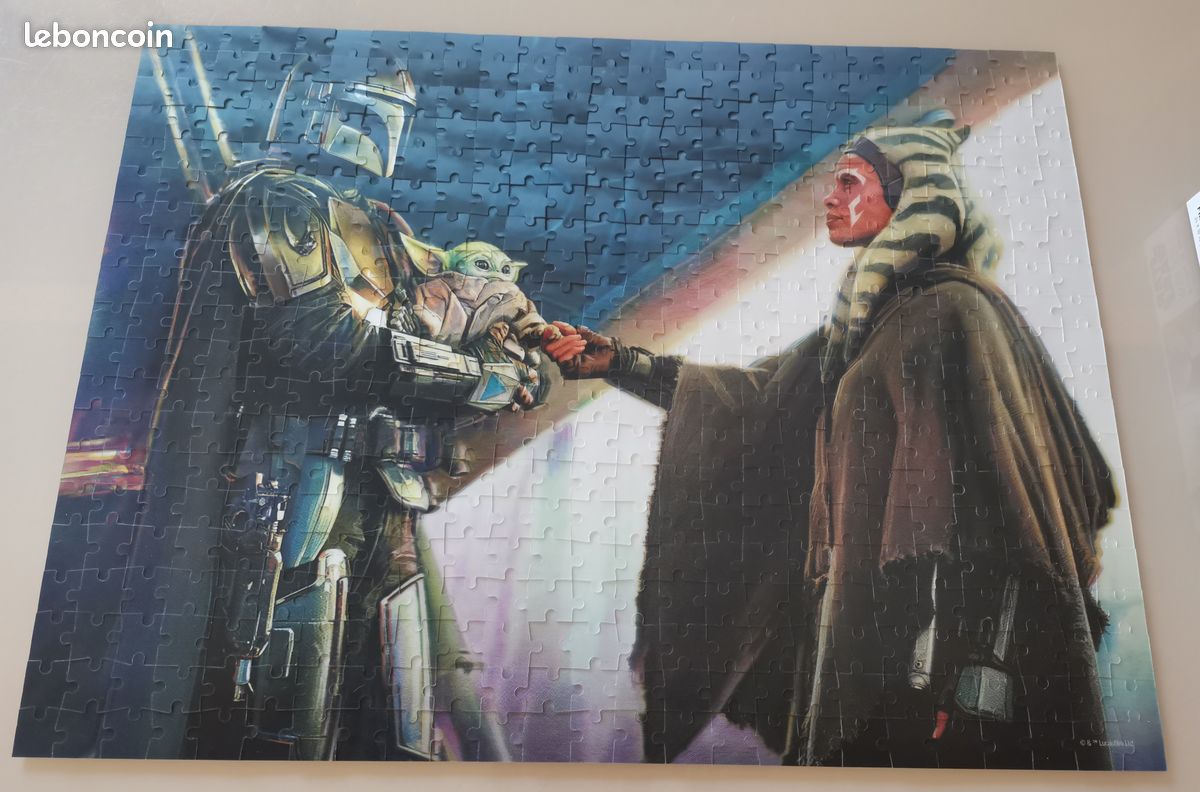 Puzzle star wars Mandalorian 500 pièces (image 2)