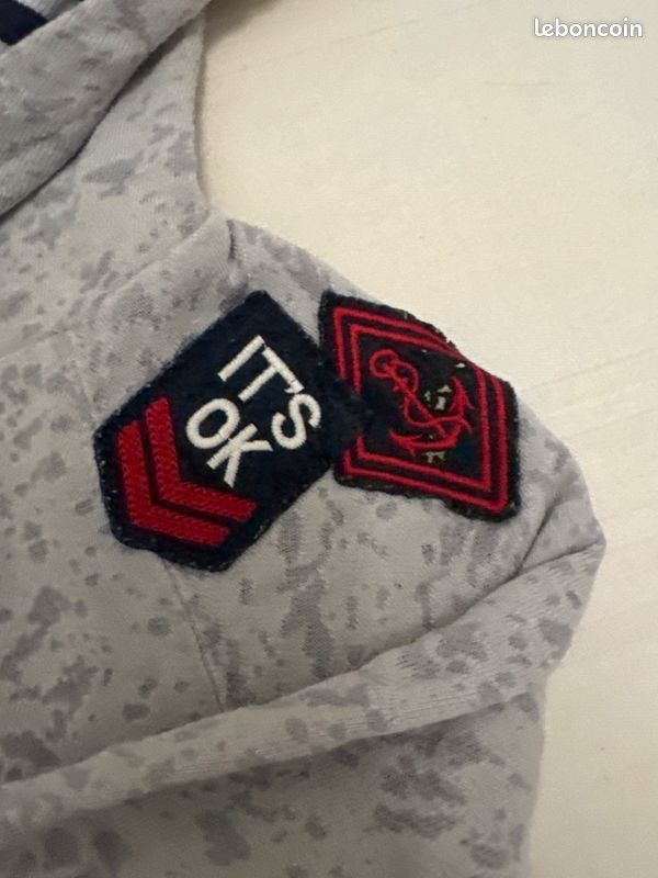 Sweat gris, chiné IKKS (image 2)