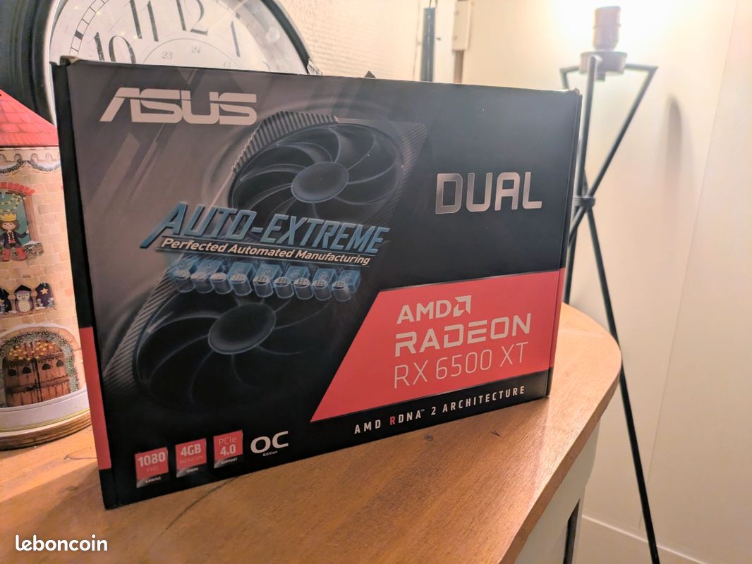 Card màn hình ASUS Dual Radeon™ RX 6500 XT OC Edition (DUAL-RX6500XT
