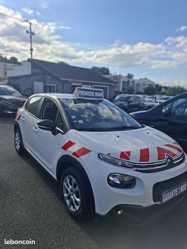 CITROEN C3 1,5 BLUEHDI-100 FEEL 2019 199KMS 1èreMAIN 4500E TVA RÉCUPÉRABLE (image 1)