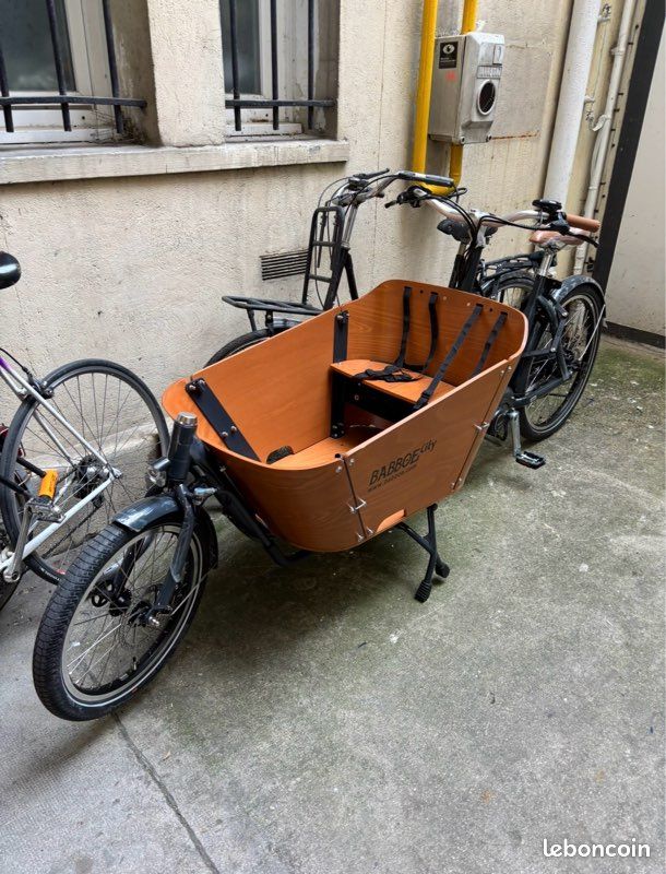Babboe City électrique – faible kilométrage – état quasi neuf – accessoires inclus (image 1)