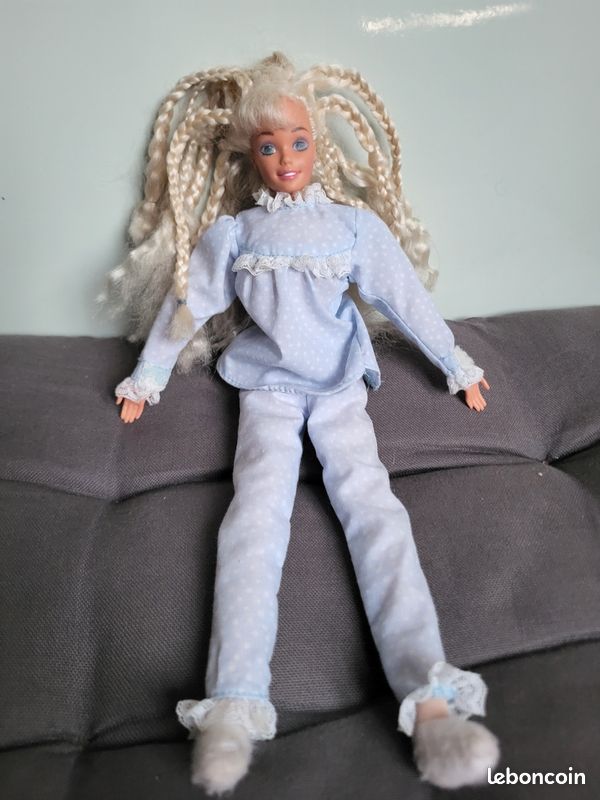 Barbie poupée pyjama vintage mattel 1976 (image 1)