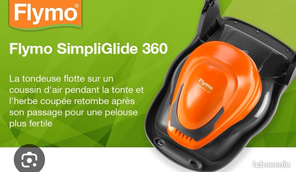 Tondeuse sur coussin d'air Flymo (image 5)