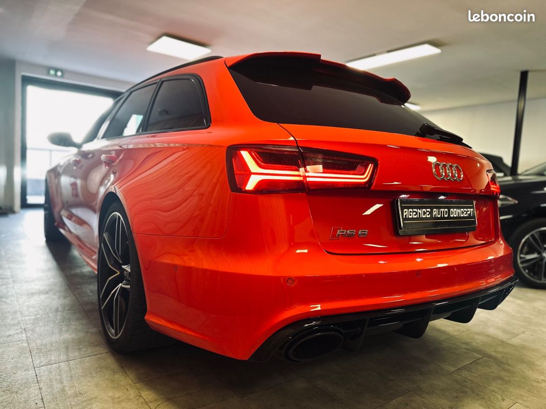 Audi RS 6 4.0 TFSI 560CH QUATTRO + ECHAPPEMENT RS + SOUND BOSE + ENTRETIEN CONSTRUCTEUR + SIEGES CHAUFFANTS/ELECTRIQUES + GARANTIE 12 MOIS (image 6)