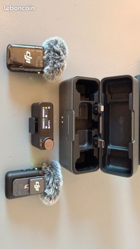 Kit DJI Mic 2 complet avec 2 émetteurs + 1 récepteur + boîtier de charge sous garantie (image 2)