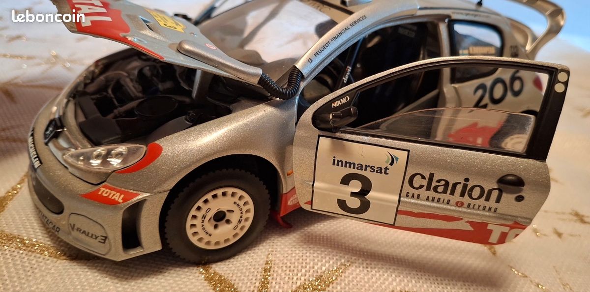 1/18 PEUGEOT 206 WRC #26 Rallye Tour de Corse 2002 Thiry