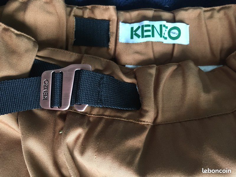 Pantalon en sergé de coton épais (image 2)