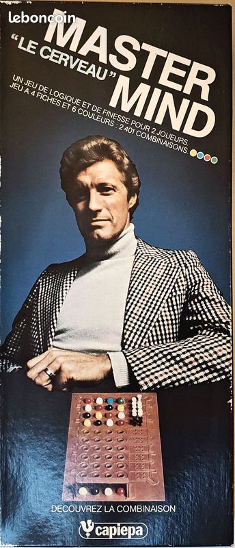 Jeu De Société électronique Vintage Master Mind - Le Cerveau - Marque Capiepa