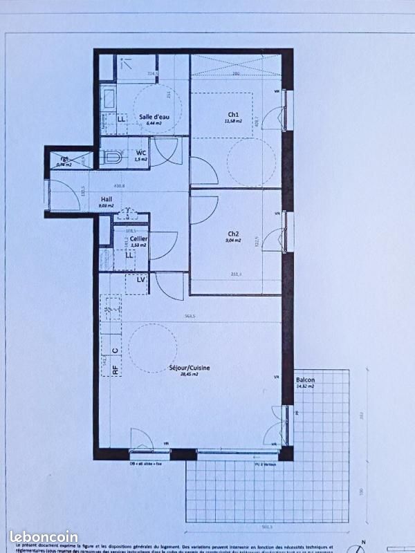 Appartement 3 pièces 73 m² (image 3)