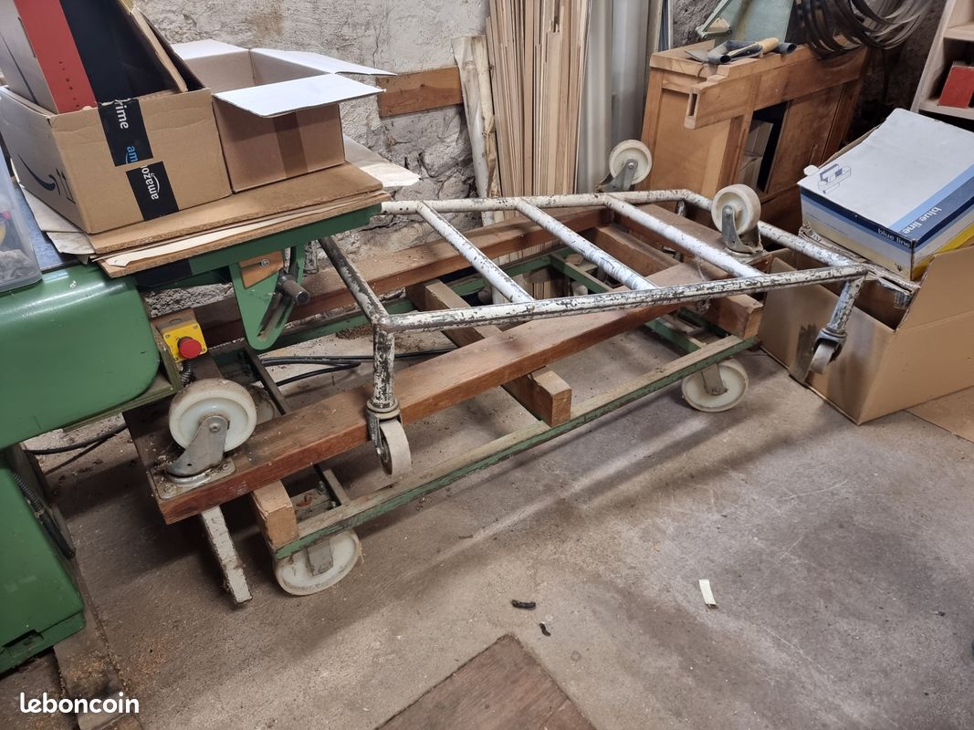 Chariots d'atelier lourdes charges, menuiserie (image 1)
