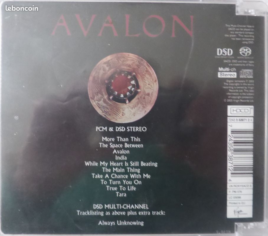 Roxy Music - Avalon - SACD (image 2)