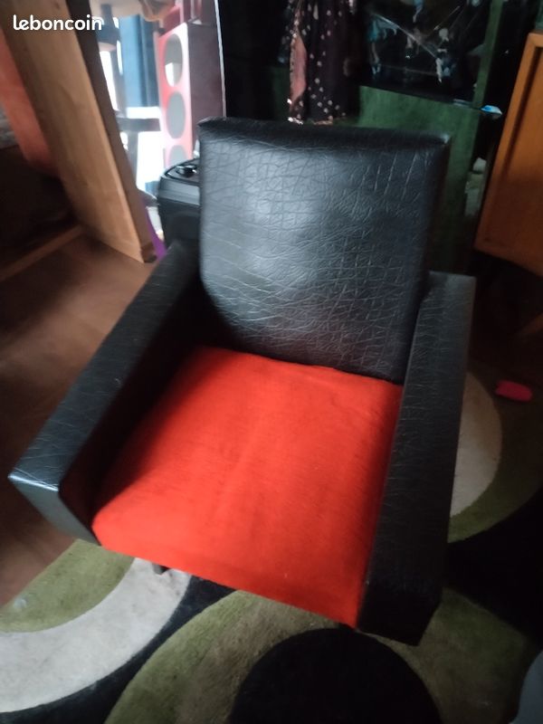 Petits fauteuils vintage avec moumoute (image 12)