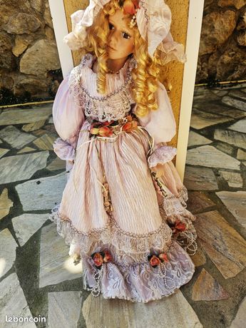 Robe En Tulle Pour Poupée Ancienne Mignonnette - Reproduction Taille 11cm