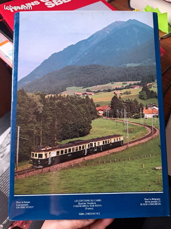 SEZ-GBS-BN Les chemins de fer coexploités du B.L.S., les éditions du Cabri, livre en allemand avec résumé en français (image 2)