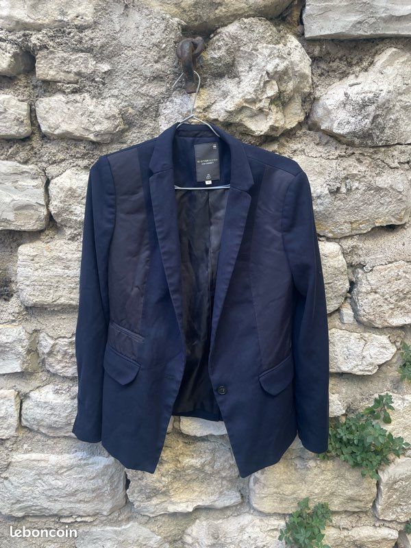 Blazer / Veste de costume bleu marine G-Star RAW Correct – Taille 40 (L) (image 2)