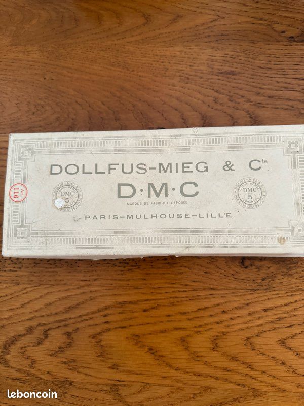 Boîte vide ancienne DMC Mercerie (image 1)