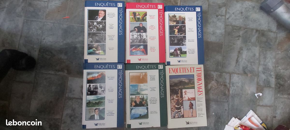 Lot de 6 livres Enquêtes et témoignages (image 1)