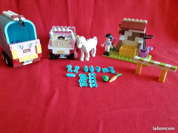 horse trailer lego friends robin