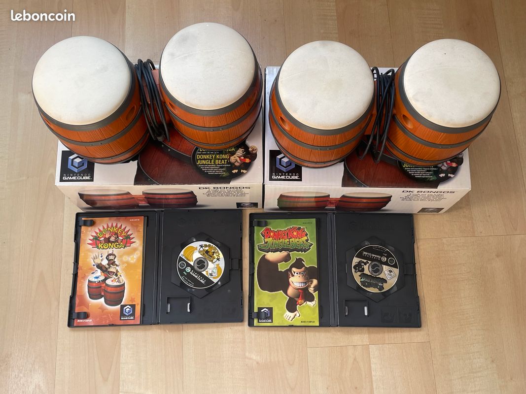 Donkey Konga Donkey Kong Jungle Beat bongos Jeux vidéo
