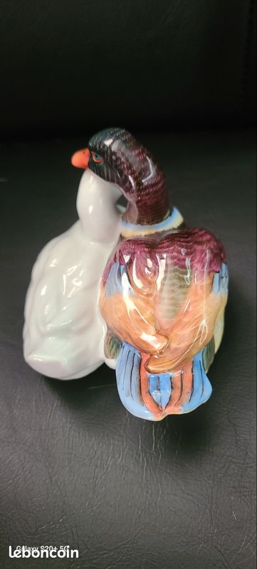 Magnifique couple de canards en porcelaine Herend Hongrie (image 6)