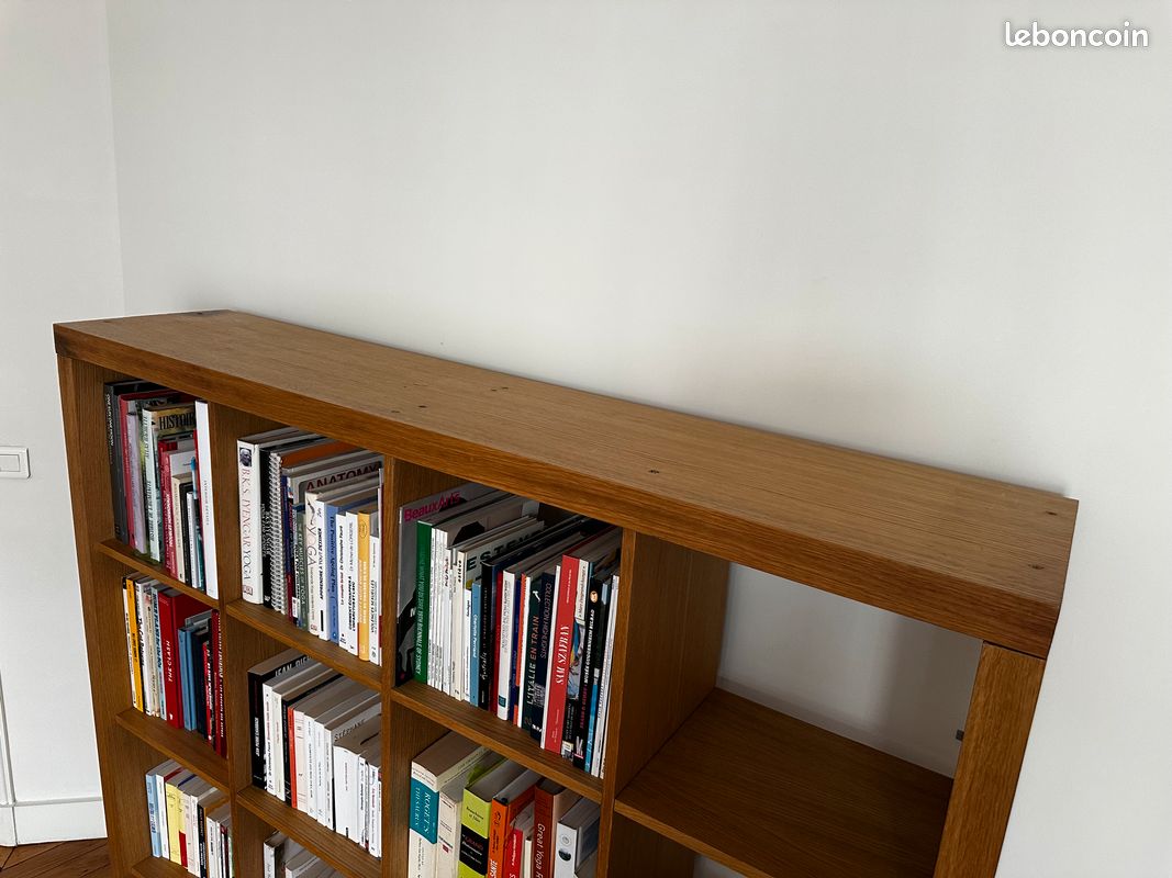 Bibliothèque en bois avec 16 cases Habitat (image 5)