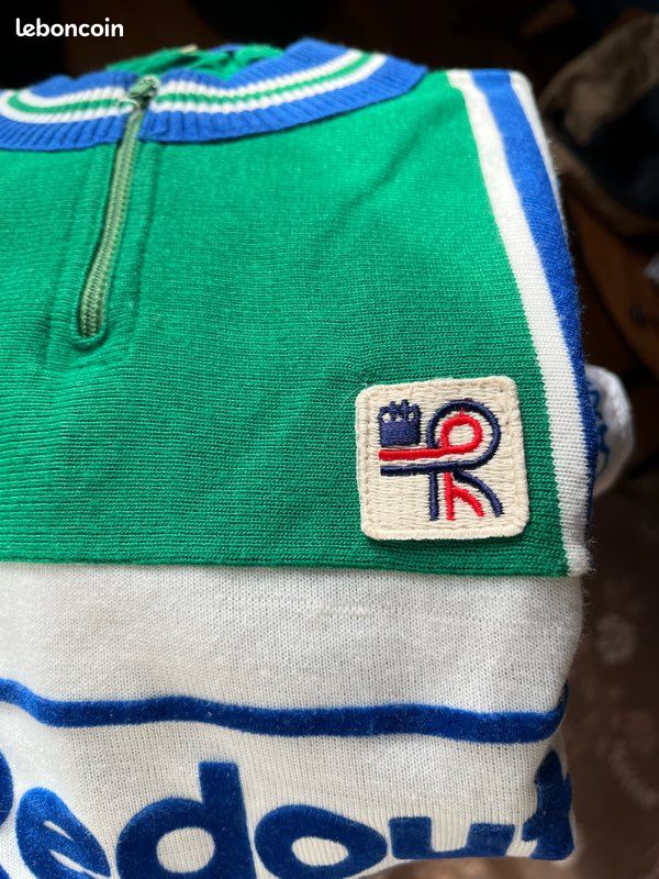 Maillot Cyclisme Vintage MOTOBECANE Par SANTINI – Taille 4