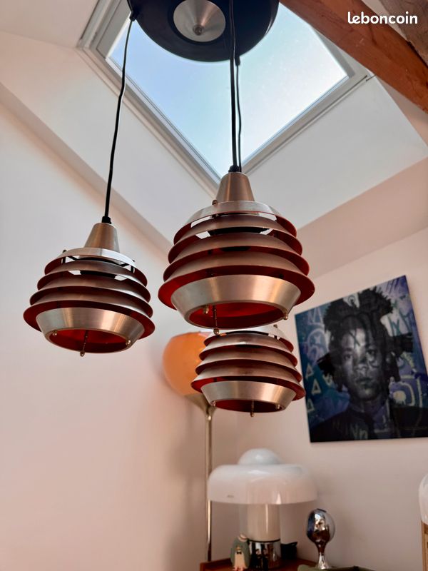 VENDU / Superbe suspension cascade vintage / Lakro de Carl Thore (image 13)