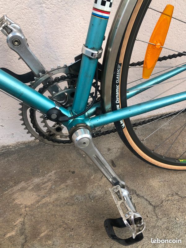 Ancien guidon potence vélo de course randonneur