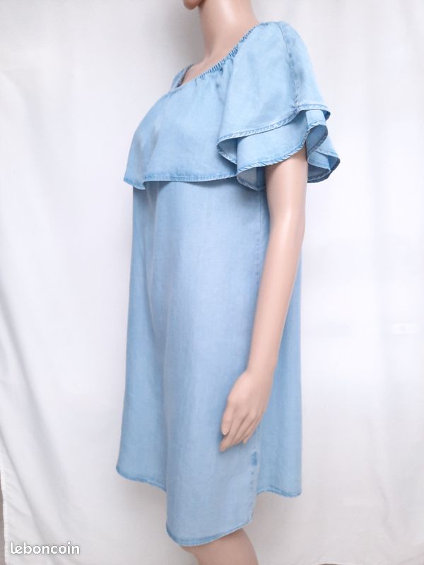 Bleu Kiabi Kiabi Robe Femme Taille 42 Ou XL Kiabi Robe Droite Col