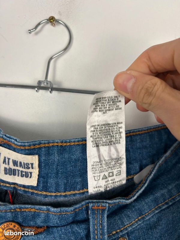 Jean Levi's Femme Bleu W30 | At Waist Bootcut | Taille FR40 | Très Bon État | GLP1242 (image 8)