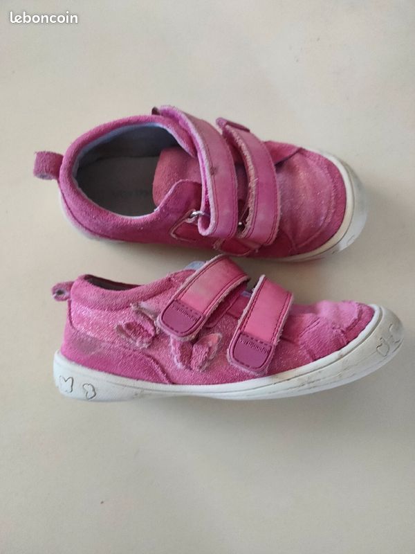 Baskets cuir Verbaudet taille 26 (image 2)
