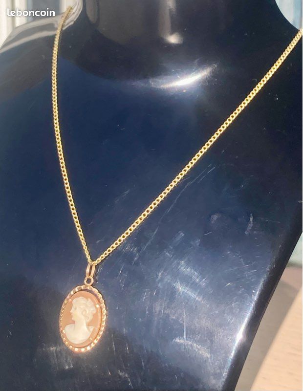 Chaîne en or jaune 18k (750/1000) — Maille gourmette — 3,41 g (image 1)