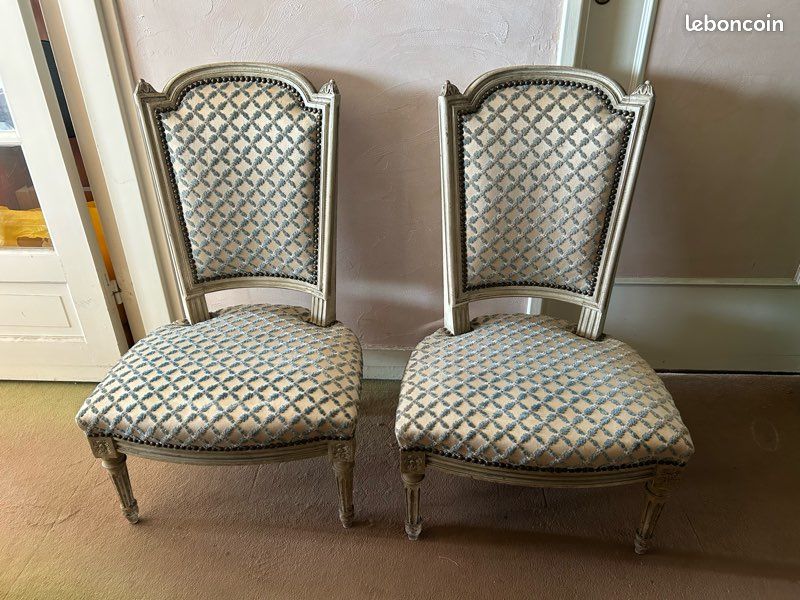 Chauffeuses style Louis XVI (image 1)