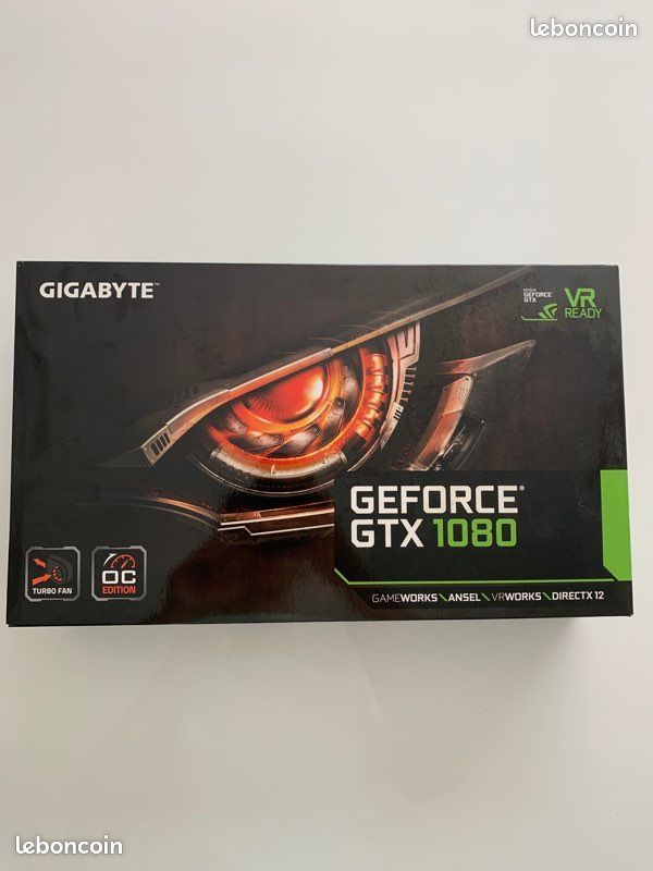 Carte graphique Gigabyte Nvidia GTX 1080 OC Edition - 8 Go (image 4)