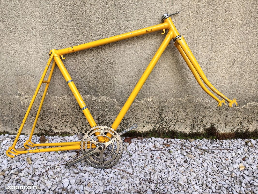 Cadre Vélo Course Ancien Venditti – Acier 49cm, Violet, Vintage