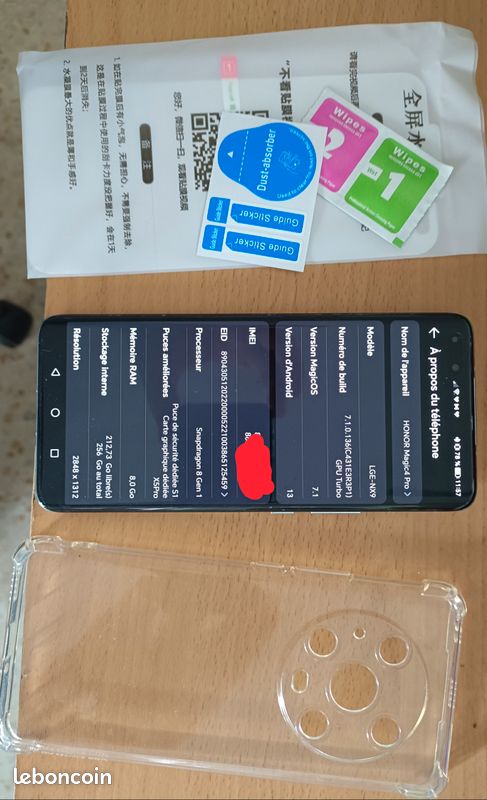 Honor magic 4 pro 8go 256go vert neuf (image 4)
