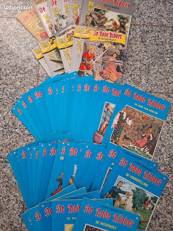 Lot bandes dessinées De Rode Ridder (image 1)