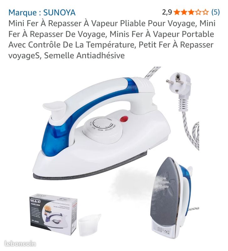 PETIT FER A Repasser De Voyage EUR 6,00 - PicClick FR