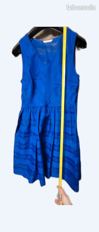 Festive robe bleu royal Camaïeu. Neuve (image 1)