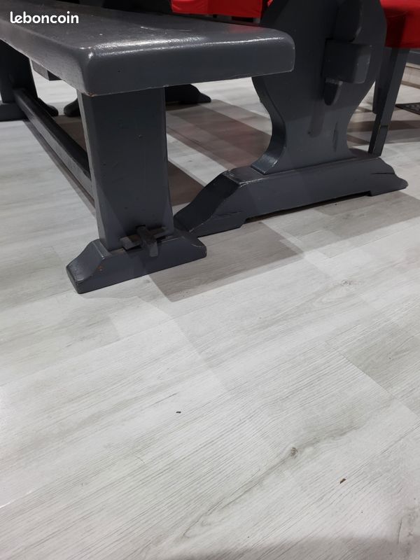 URGENT Table et banc en chêne repeinte (image 6)