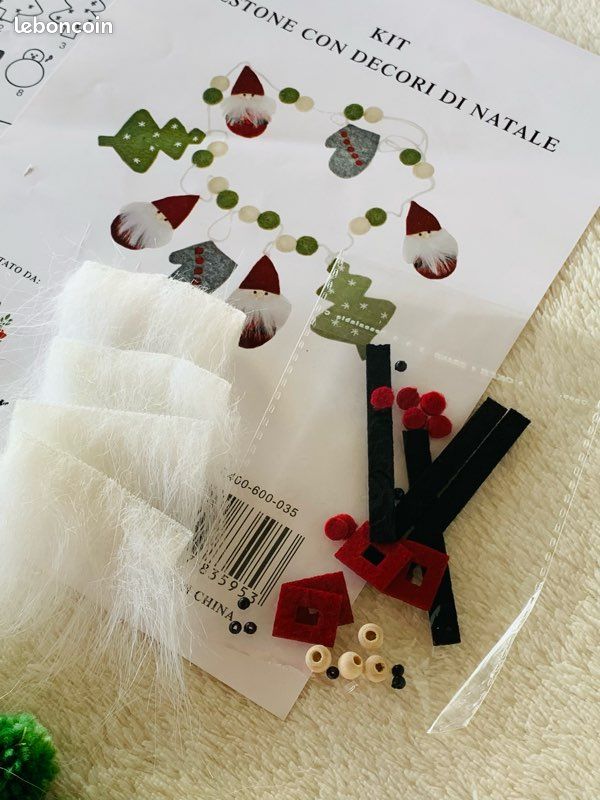 Kit guirlande à faire Noel en feutrine Country Decor (image 6)