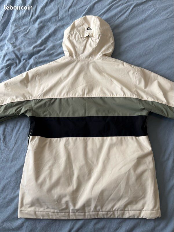 Veste De Snowboard Quiksilver DryFlight Taille M - Gris, Neuve Sans étiquette