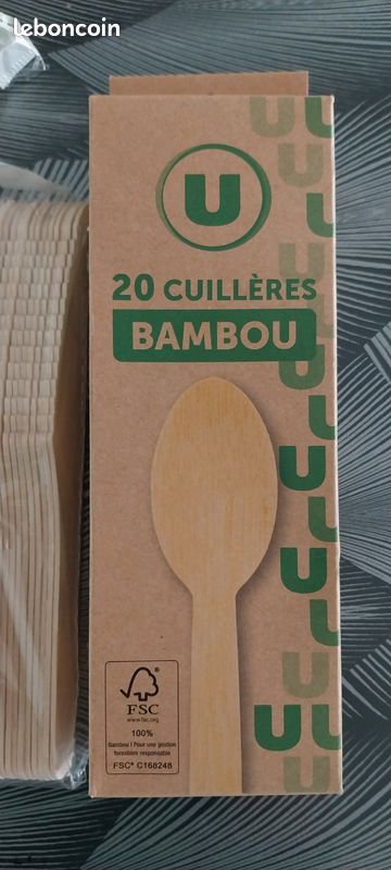 Couverts en bois ( 120 pièces) (image 4)